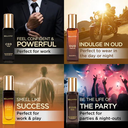 Luxury Perfume Gift Set For Men - 4 x 20ml (Occasions)