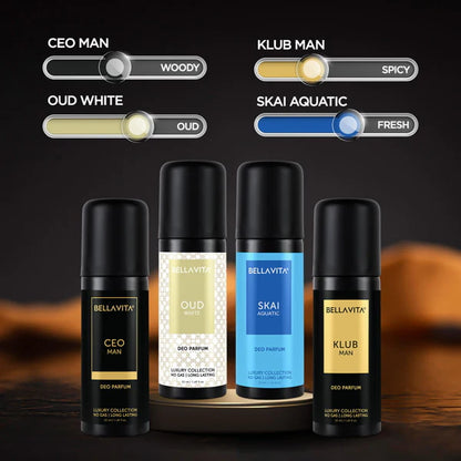DEO Parfum Travel-Size Gift Set - 4 x 50ml