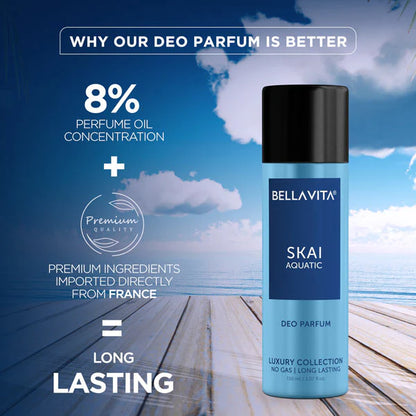 SKAI Aquatic Unisex Deodorant - 150ml