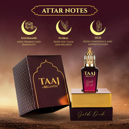 TAAJ Gold OUD Attar -  50ml